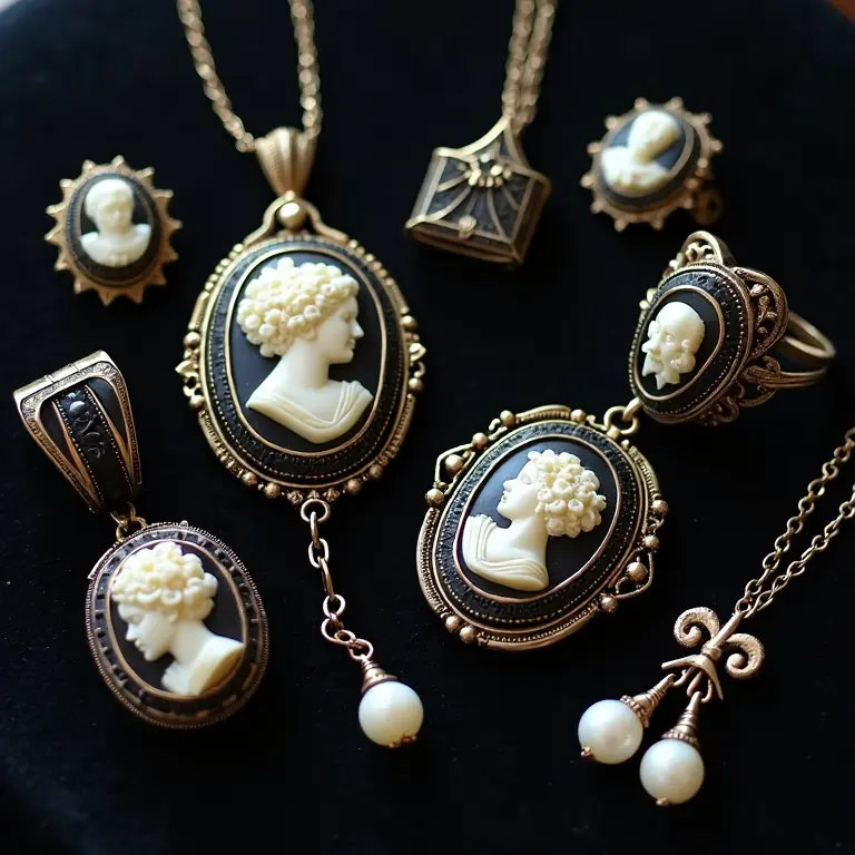 antique mourning jewelry