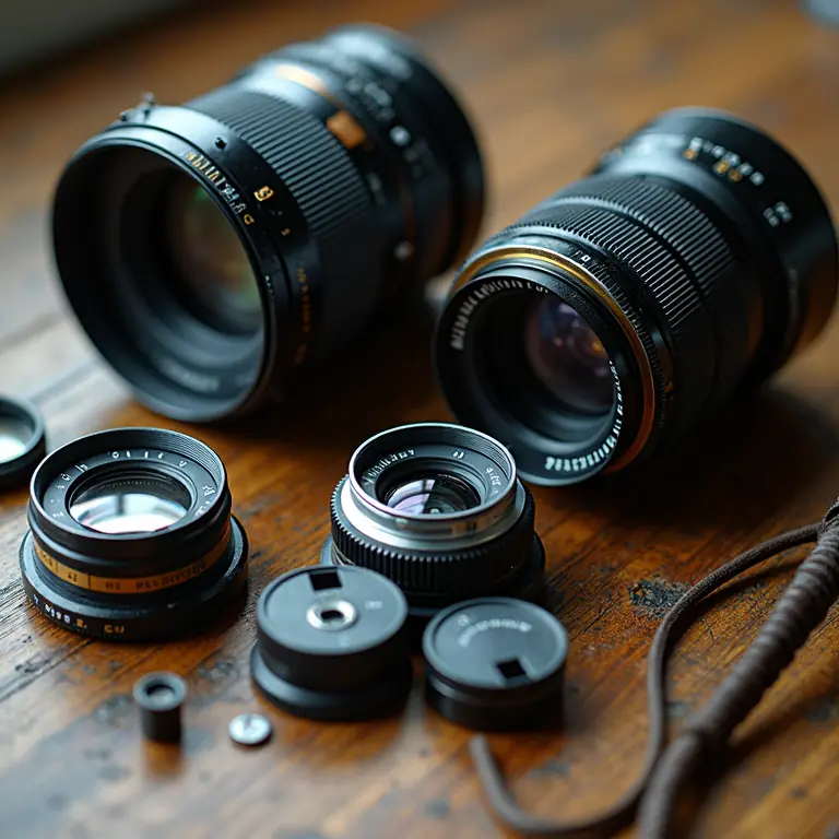 vintage camera lenses